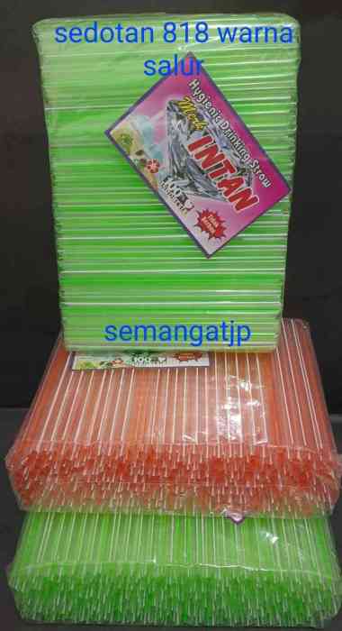 Sedotan bubble non steril warna sedotan boba warna ukuran 1221 8mm12cm