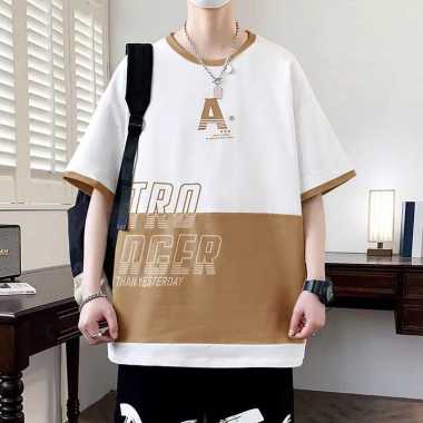 Baju Atasan Kaos Oversize Yesterday Pria Wanita Lengan Pendek Santai Coksu M-L
