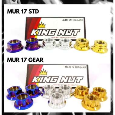 Mur 17 Mur Probolt Thailand Stainless Steel King Nut Standard Silver
