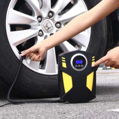 Inflator Pompa Angin Ban Mobil Elektrik LCD Display YD-787 Pompa Otomatis Kompresor Angin Kompa Celu