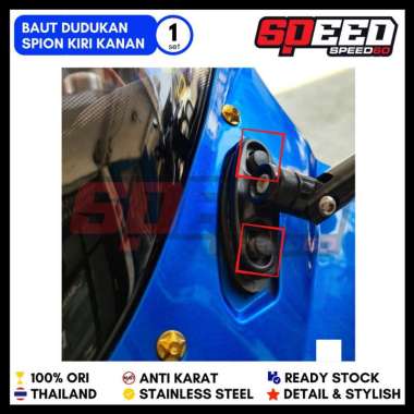 Baut Dudukan Spion Lipat Suzuki Gsx Baut Probolt Thailand Stainless King Nut Kerucut Gold