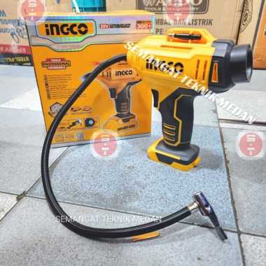 CACLI2018 CORDLESS KOMPRESOR ANGIN MINI POMPA BAN 150PSI UNIT INGCO