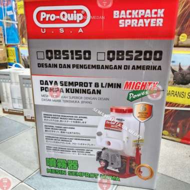 QBS200 MESIN SEMPROTAN SEMPROT HAMA KNAPSACK SPRAYER PROQUIP QBS 200
