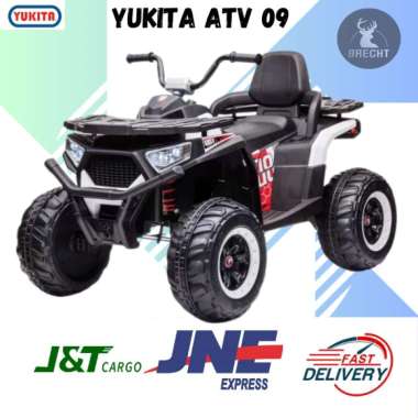Mainan Remote Control Anak Motor Aki Yukita ATV 09 24V Pakai Remote biru