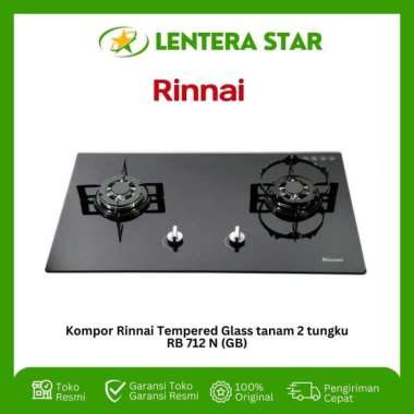 Kompor Rinnai tanam 2 tungku RB 712 (GB)