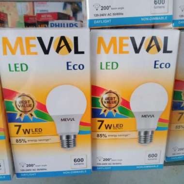lampu LED meval 7 wat eco