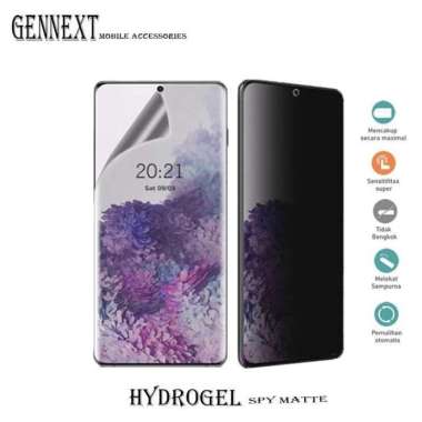 ANTI GORES JELLY HYDROGEL spy MATTE SAMSUNG GALAXY A8 PLUS STAR SCREEN PROTECTOR DEPAN+BELAKANG SAM