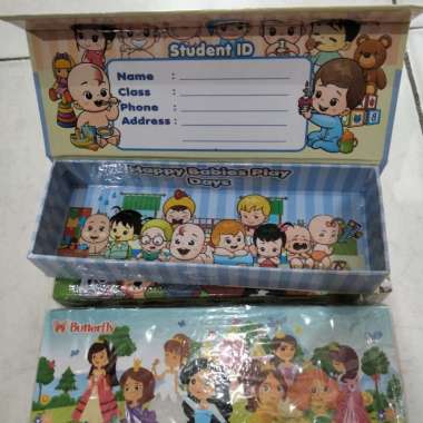 Tempat/Kotak Pensil Butterfly