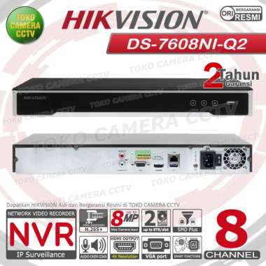 NVR HIKVISION 8 CHANNEL DS-7608NI-Q2 NVR 8CH 8MP HIKVISION
