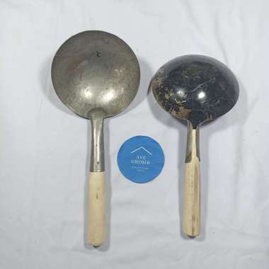 CIDUK BERAS WAJAN MIE NASI GORENG IKAN TELUR GODOK REBUS KACANG KACANGAN TEBAL BULAT BAJA PLAT DRUM 