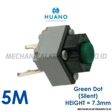 Huano Silent Mouse Micro Switch (Green - 7.3mm)