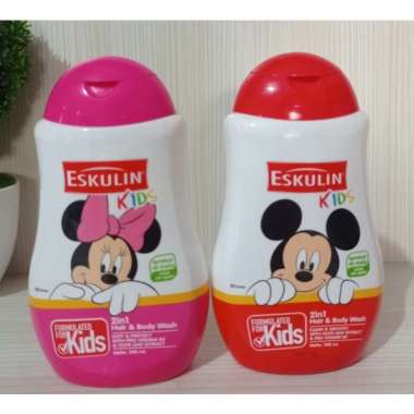 Eskulin Kids 2in1 Hair & Body Wash 280 mL, Eskulin Clean & Smooth