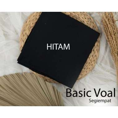 Part 1 Basic Voal Umama dan Paris Premium Hitam Umama