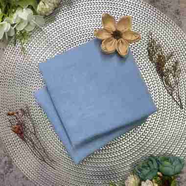 Paris Jadul Jilbab Segi Empat Baby blue