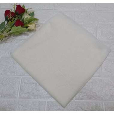 Paris Jadul Jilbab Segi Empat Putih tulang