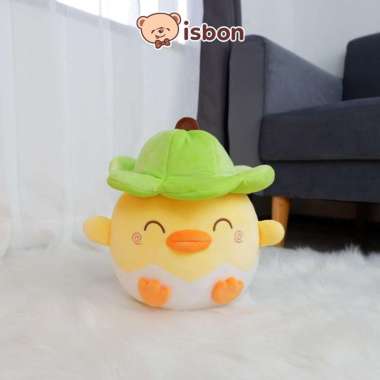 ISTANA BONEKA Telur Bebek Menetas With Topi Lucu Egg Duck Ekspresi Unik Mainan Anak Hadiah Ulang Tah