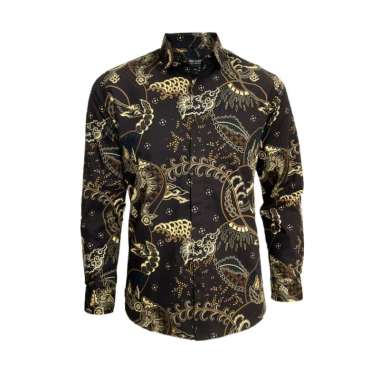 Redcliff Kemeja Pria Batik Panjang Cokelat 6TK300702 XL