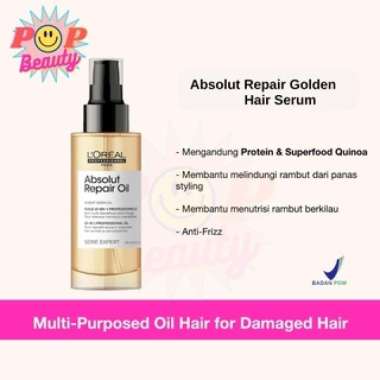 Loreal Absolut Repair Hair Oil Serum Rambut Kering Rusak