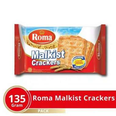 Malkist Roma Malkist Creacker Biskuit Keju coklat Capucino Cream Cracker malkist abon Cracker