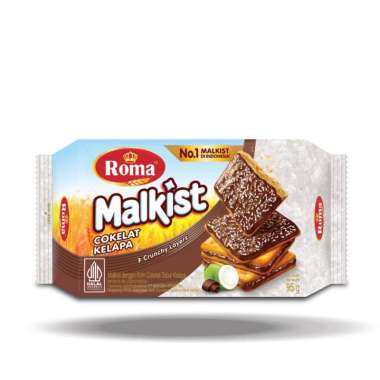 Malkist Roma Malkist Creacker Biskuit Keju coklat Capucino Cream Cracker malkist abon Coklat Kelapa
