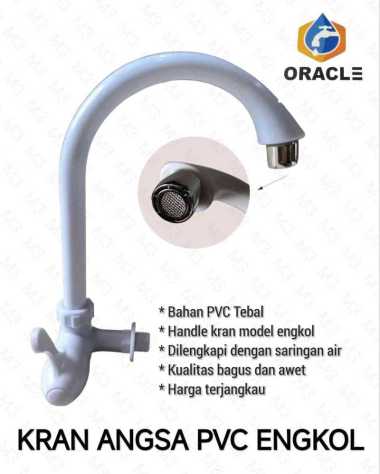 KERAN ANGSA PVC / KERAN CUCI PIRING PVC / KRAN ANGSA PVC ENGKOL 1/2"