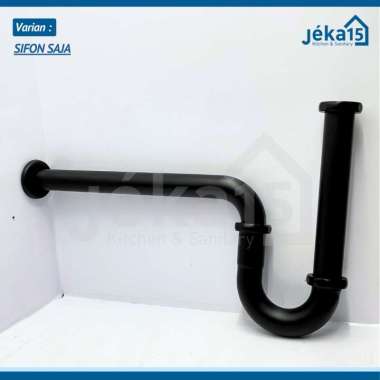 SIFON LEHER ANGSA WASTAFEL HITAM | AFUR WASTAFEL Sifon Saja