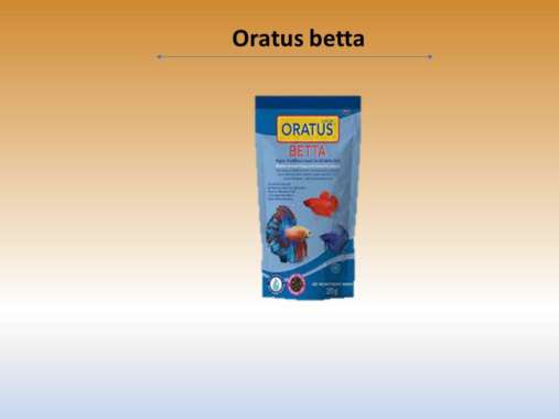 ORATUS BETTA Fish Food Makanan Ikan 20 g