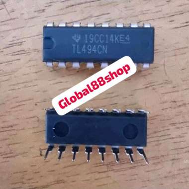 IC TL494CN PDIP-16 TL 494CN 494 CN ORIGINAL ASLI TEXAS NO TIPU²
