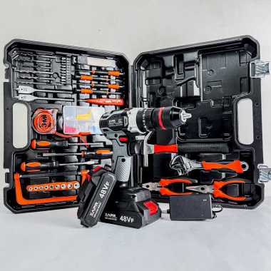 APR bor cordless type AP17 48v brushless mesin bor baterai drill impact 13mm