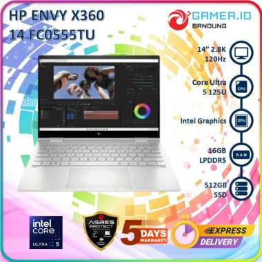 HP Envy X360 14 FC0555TU Ultra 5 125U 16GB 512GB 14″ 2.8K OLED