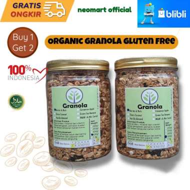 Granola Beli 1 gratis 1! Paket sarapan. Granola sehat. Granola sarapan. Granola diskon