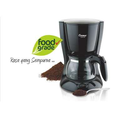 Cosmos CCM307N - Coffee Maker 0.65L 600W Auto Warm Black Original New Arrival Terbaru Pembuat Kopi C