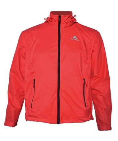 Supervice - Jaket Running Fastkick 3 - Jaket 1 Layer Merah XXL