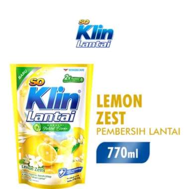 Soklin So Klin Lantai Pembersih Lantai 770ml Lemon Zest