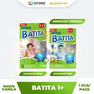 BATITA 1+ MADU VANILA 350GR DAN 850GR KEMASAN TERBARU BATITA 1+ MADU 350G