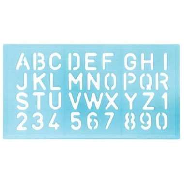 PENGGARIS MAL SABLON HURUF ANGKA BUTTERFLY HA-250