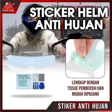 ANTI HUJAN HELM Pelapis Kaca Helm Anti Embun Air Hujan Universal Anti Hujan Hem