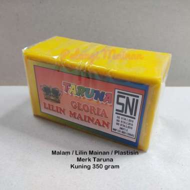350gr Lilin Mainan / Plastisin / Malam - Mainan Edukasi - Merk Taruna Kuning