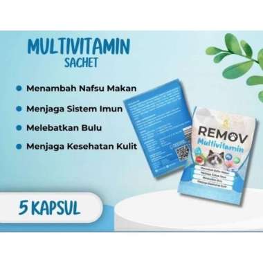 remov multivitamin kucing 5 kapsul Multivitamin