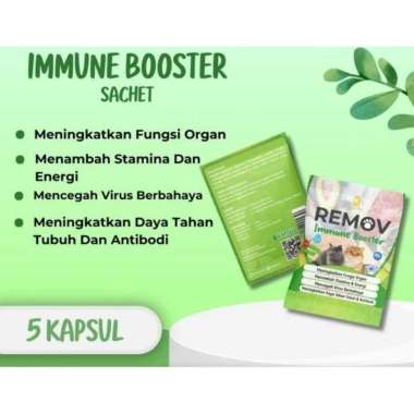 remov multivitamin kucing 5 kapsul Immune booster