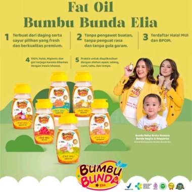 BUMBU BUNDA ELIA Fat Oil 100ml Minyak Mpasi Bayi - Chicken Oil/ Beef Oil/ Salmon Oil Chicken Oil