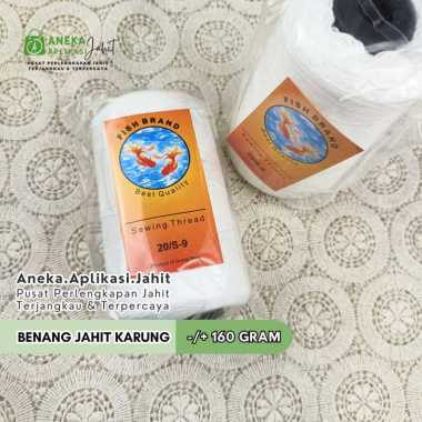 1 PCS BENANG JAHIT KARUNG FISH BRAND / BENANG GONI -/+ 160 GRAM 20/S-9