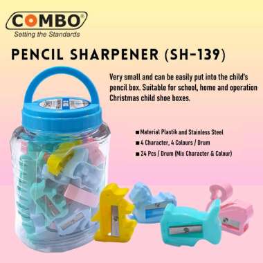Serutan Pensil Lucu 139 / Serutan Mini 140 / Rautan Karakter Lucu 141 / Rautan Kecil 142 / Penyerut 