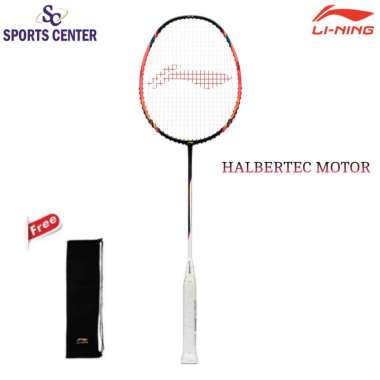New Raket Badminton Lining Halbertec Motor AYPU075 Neon Pink 4UG5