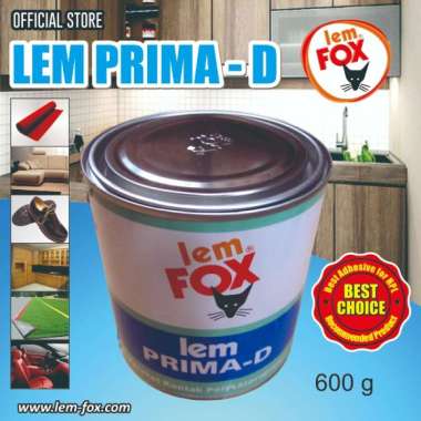Lem Fox Lem HPL Lem Kayu Lem Karet Prima D Kaleng 600 gram