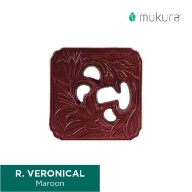 Roster Keramik Granit Mukura Veronical 20 x 20 cm Maroon