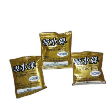 Mainan BB Gel Sachet Ukuran 6-7mm / 7-8mm Harus Direndam Dulu 7-8mm isi 10000