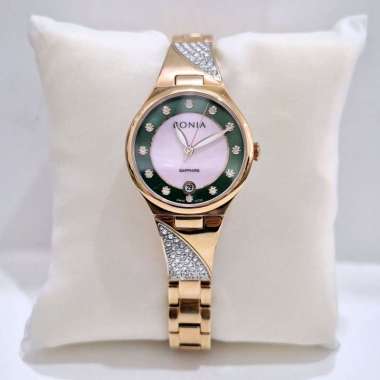 Bonia BNB10720-2597 sapphire rosegold wanita original
