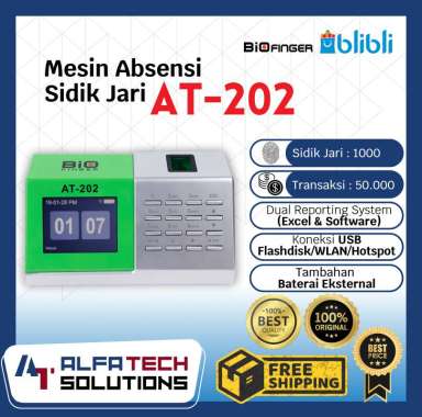 BIOFINGER Mesin Absensi Sidik Jari AT-202