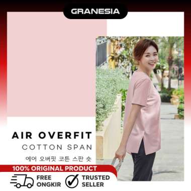 STL Air OverFit Cotton Span Short Sleeve STLT87|Baju Olahraga Wanita M